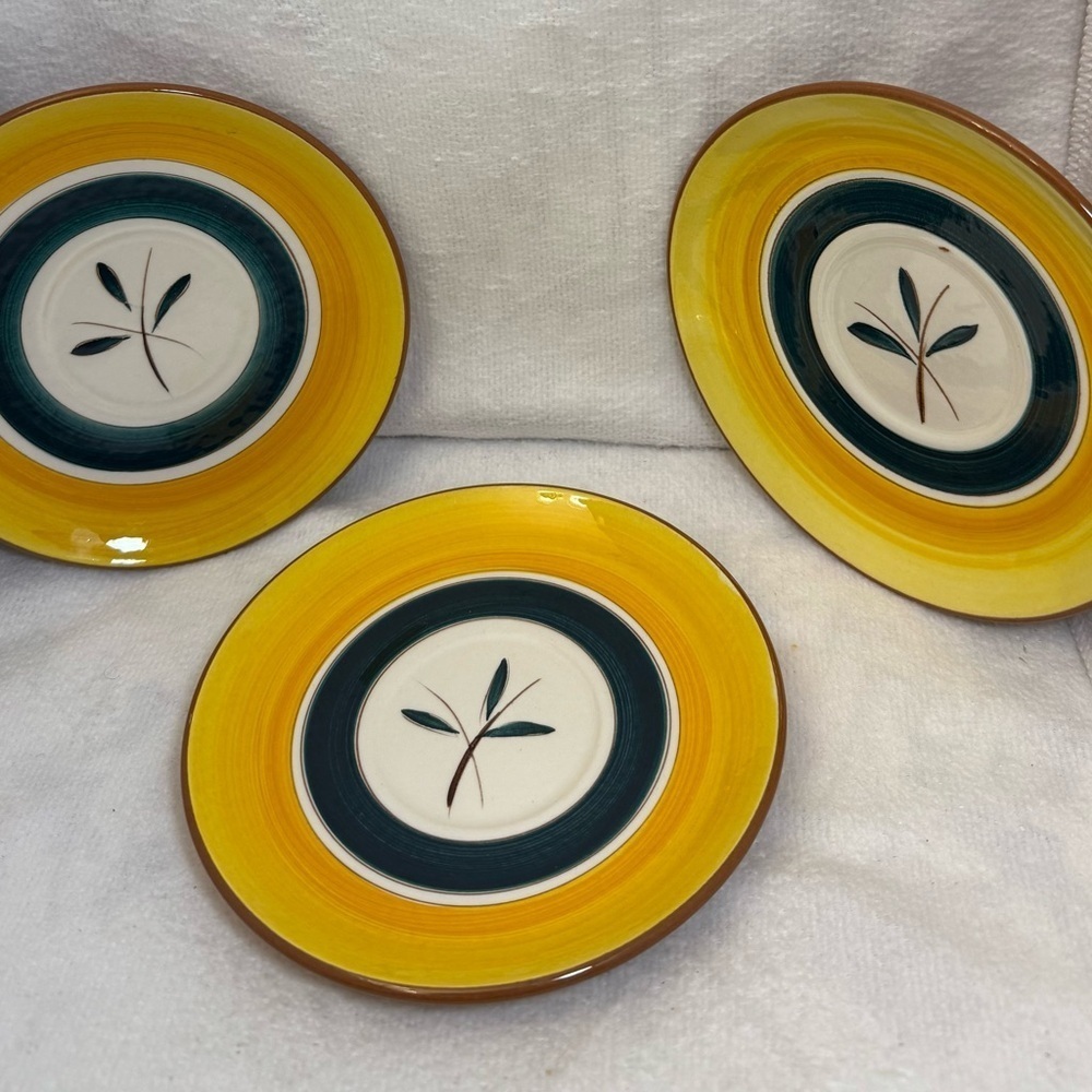 Vintage Stangel Pottery 3/Saucers